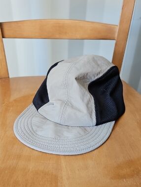 REI Light Grayish Brown and Black Performance Cap
